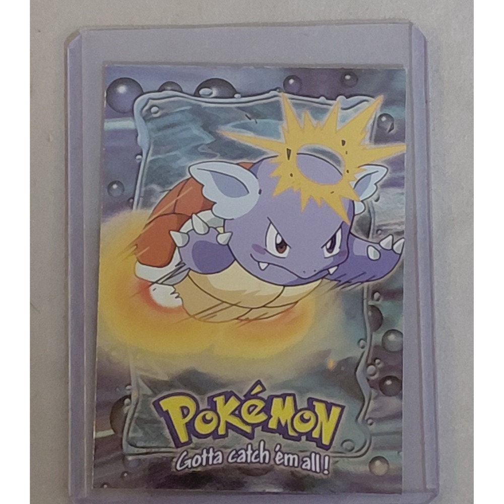 1999 Topps Pokémon Wartortle #08 E8 of 12 Stage 2 Holographic Holo Foil Card